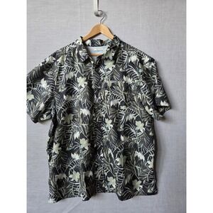 Columbia Shirt 2XL Short Sleeve Vented Mesh Fishing Shirt UPF 50 Hawaiian Mens